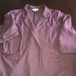 🌸  Skies are Blue red & white Blazer -Stitch Fix